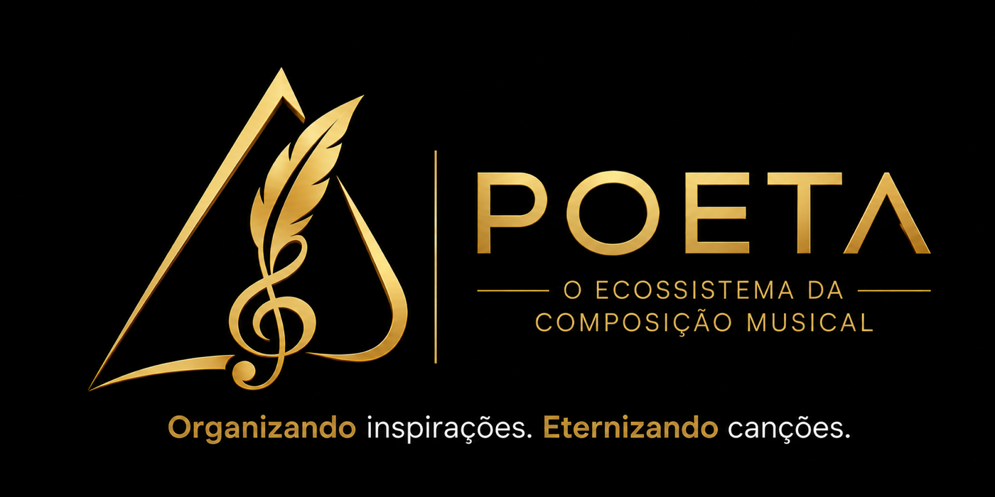 POETA — O ecossistema da composição musical. Organizando inspirações, eternizando canções.